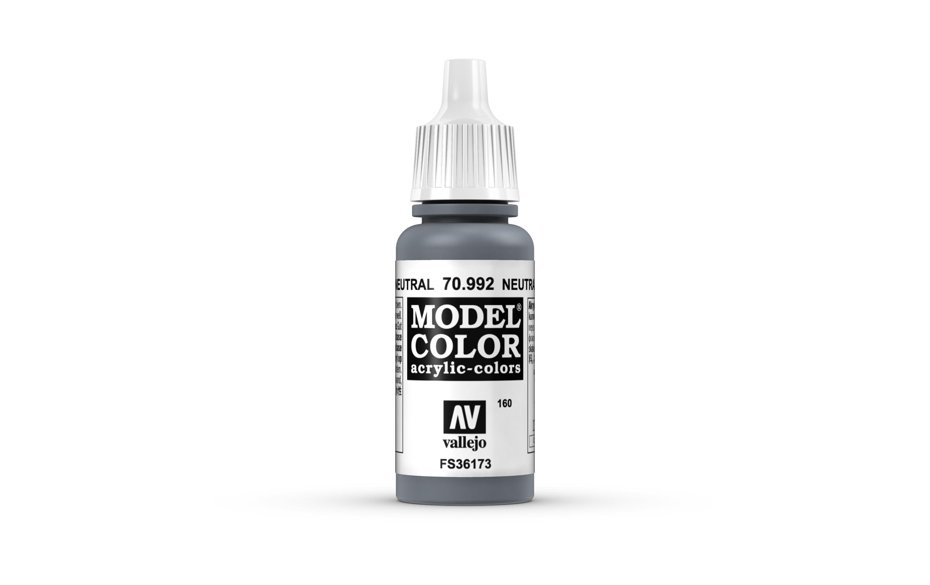 Acrylfarbe Matt, Neutral Grau 17 mlModel Color Neutral Grey