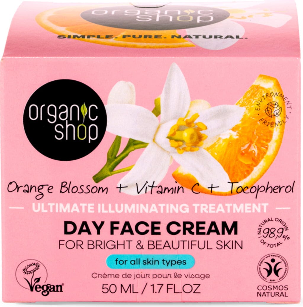 Organic Shop  Day Face Cream Orange Blossom, 50 ml