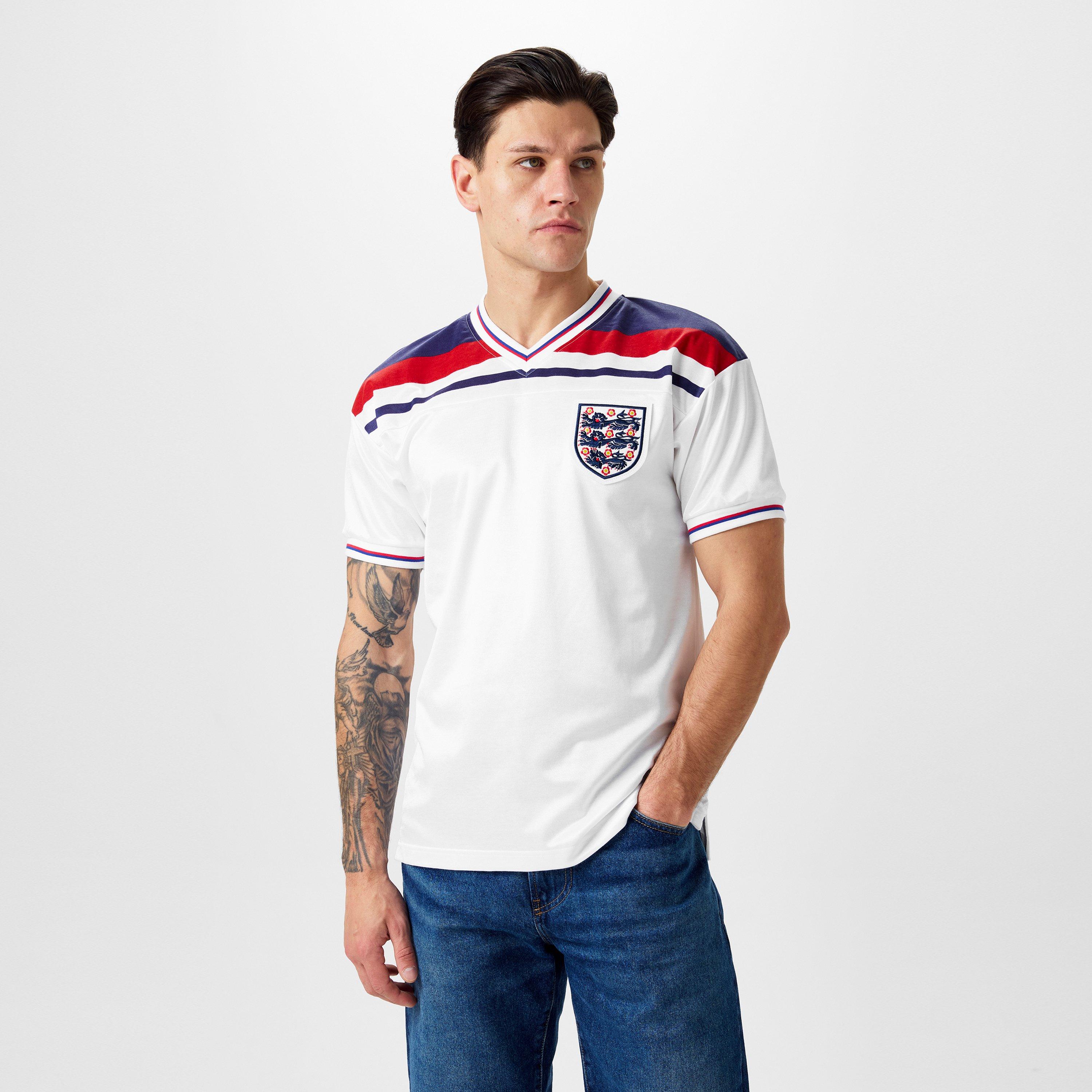 Score Draw England 1982 Home Shirt Adults