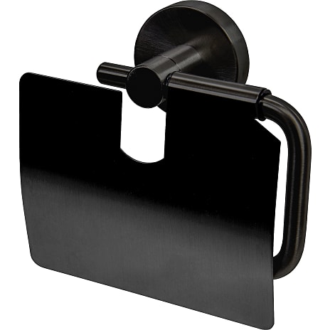 Haceka Kosmos toiletrulleholder med cover - grafit