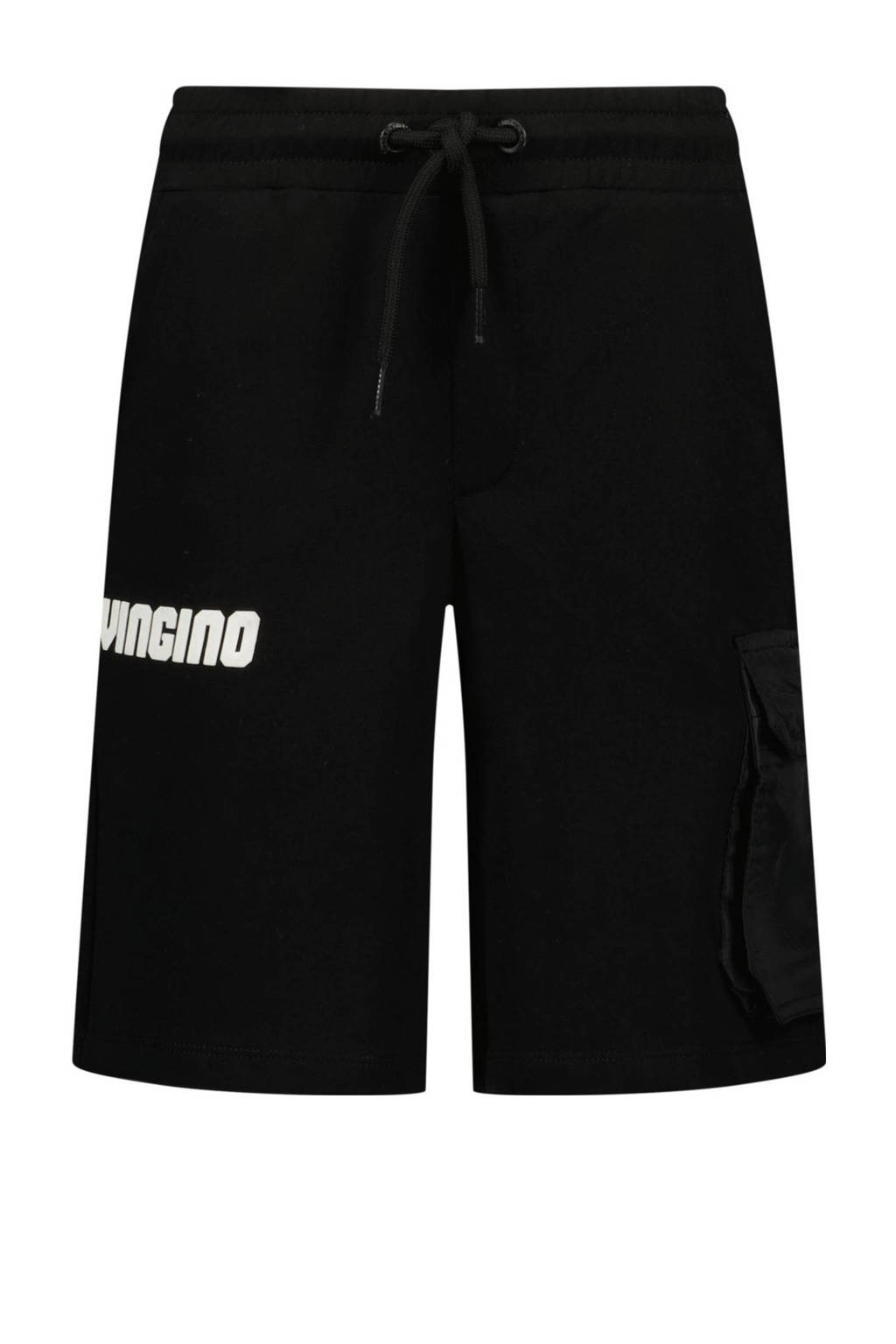 Vingino sweatshort Resi met printopdruk zwart