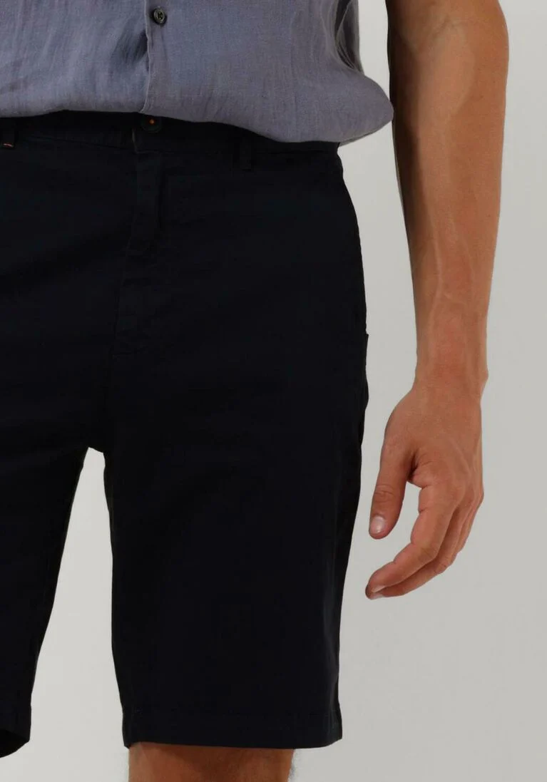 BOSS donkerblauwe boss korte broek chino-slim-short