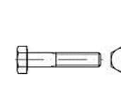 TOOLCRAFT 119830 Sekskantsskrue M16 90 mm Udvendig sekskant DIN 931 Stål 25 stk