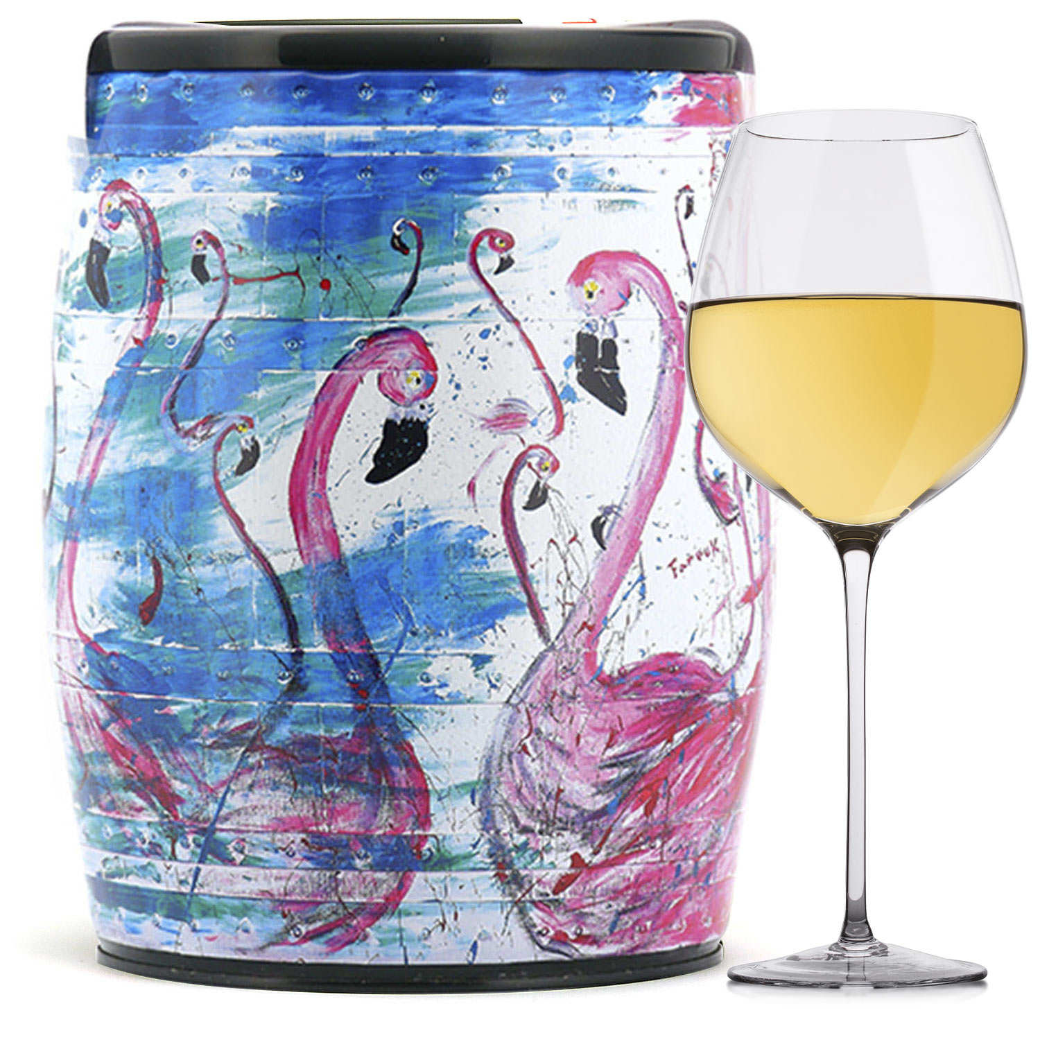 Bib'Art François Farouk vin blanc Le Benjamin de Puech Haut
