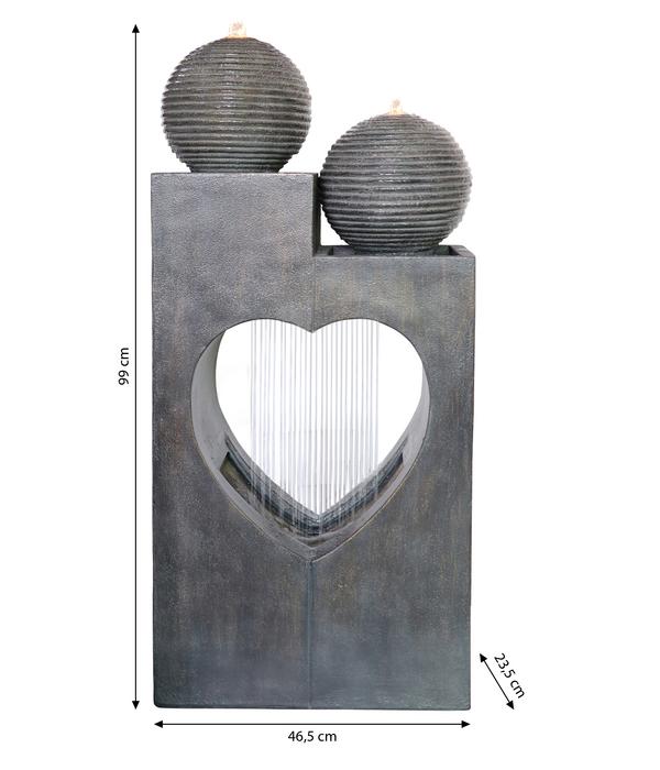 Dehner Polyresin-Gartenbrunnen Amor,