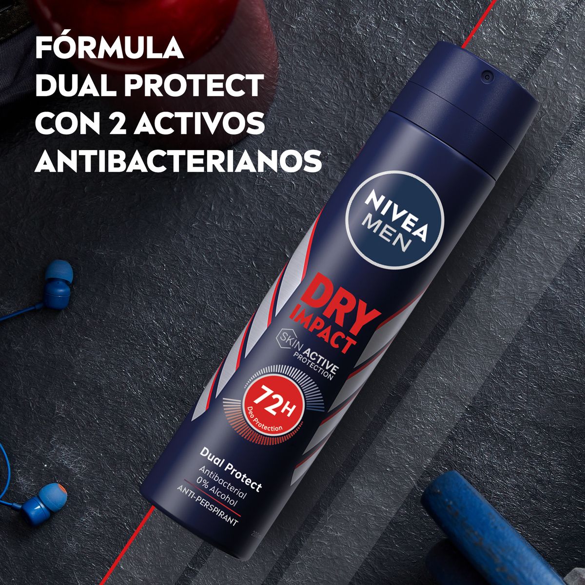 Men Dry Impact Desodorante Spray Antitranspirante Desodorantes