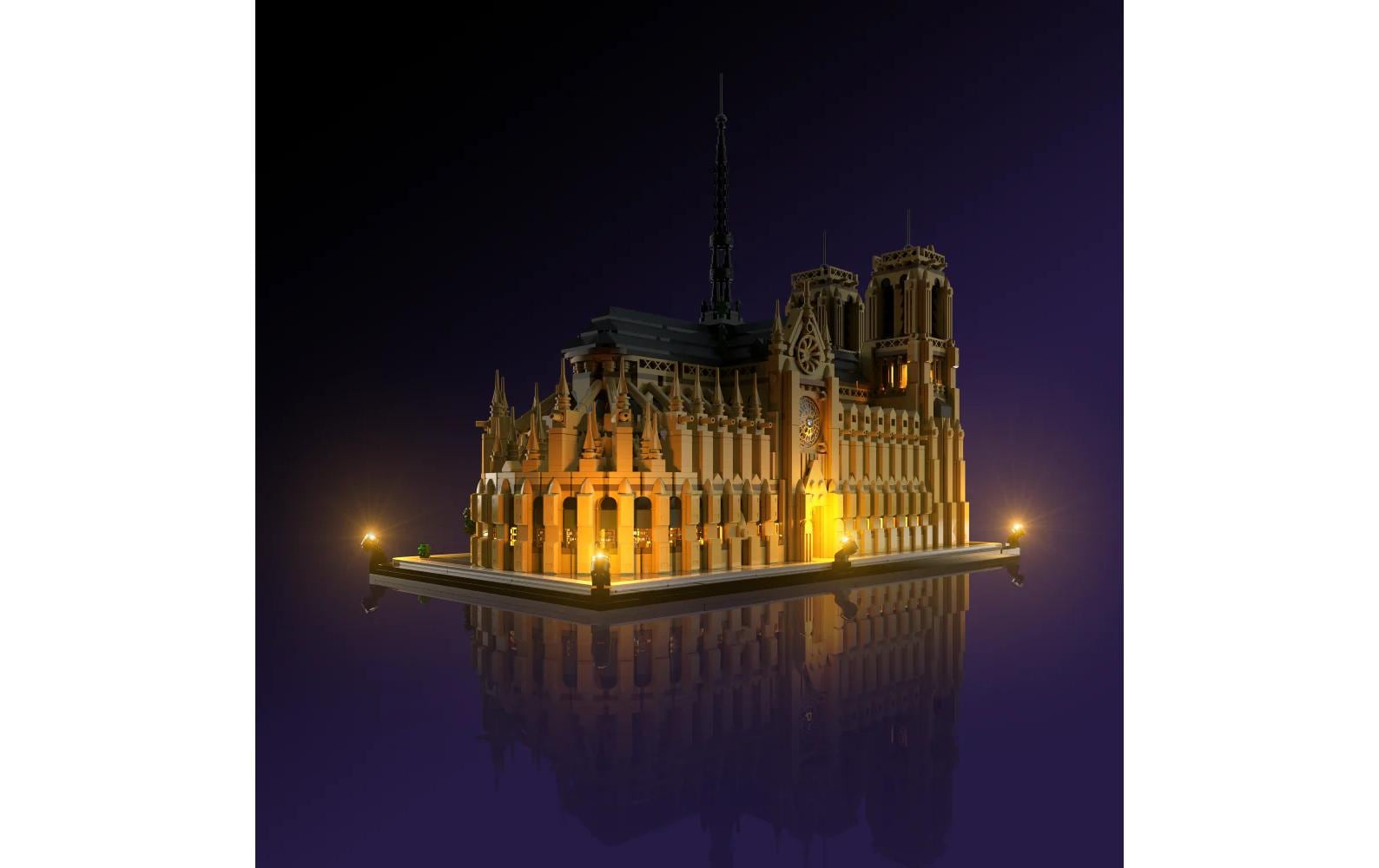 LED-Licht-Set für LEGO® Notre-Dame de Paris 21061<br>Light-Kit