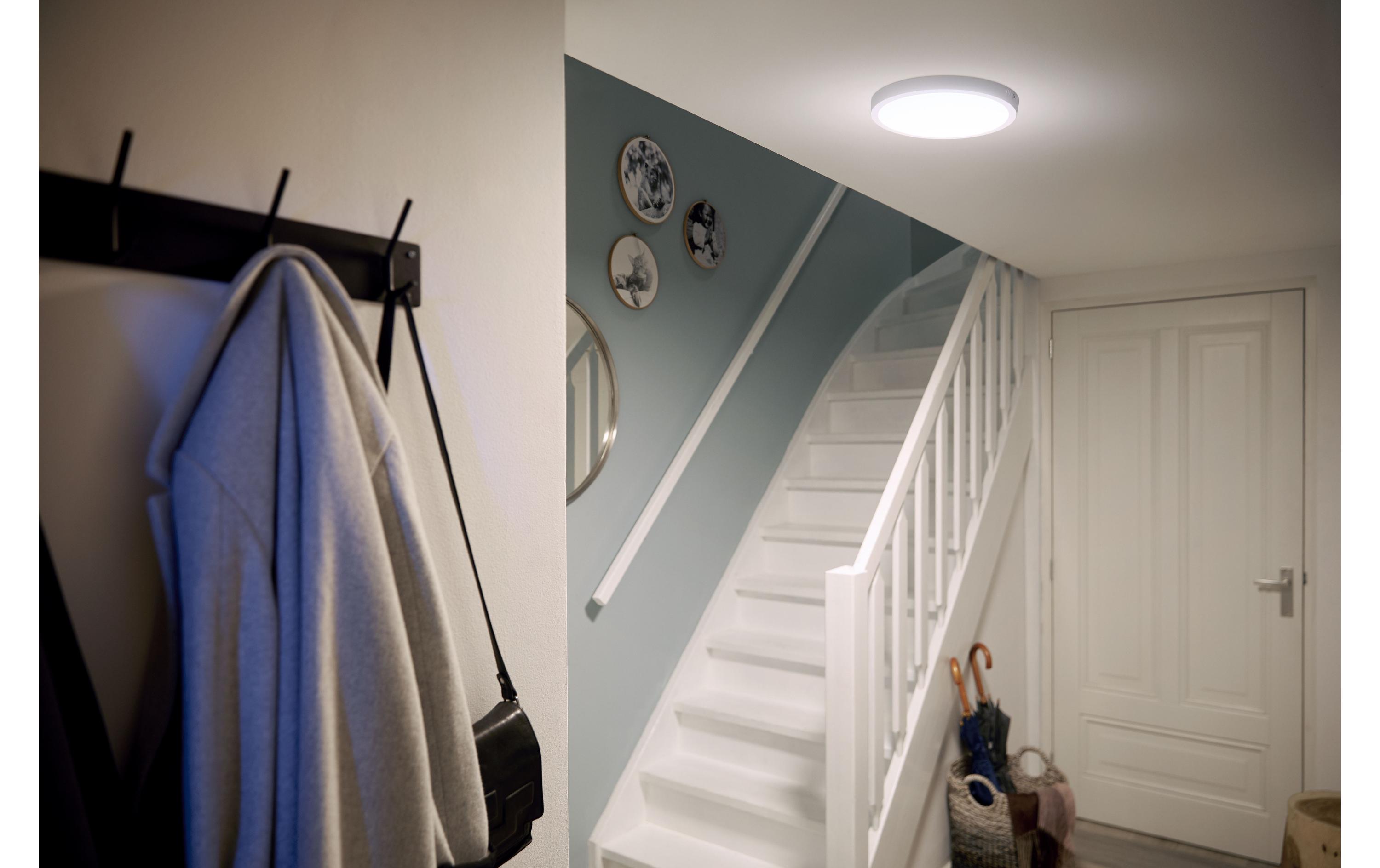 LED Einbauspot SlimSurface DL252, 12W, 4000K, rund, weissRunde Deckenlampe mit natürlichem Lichteffekt