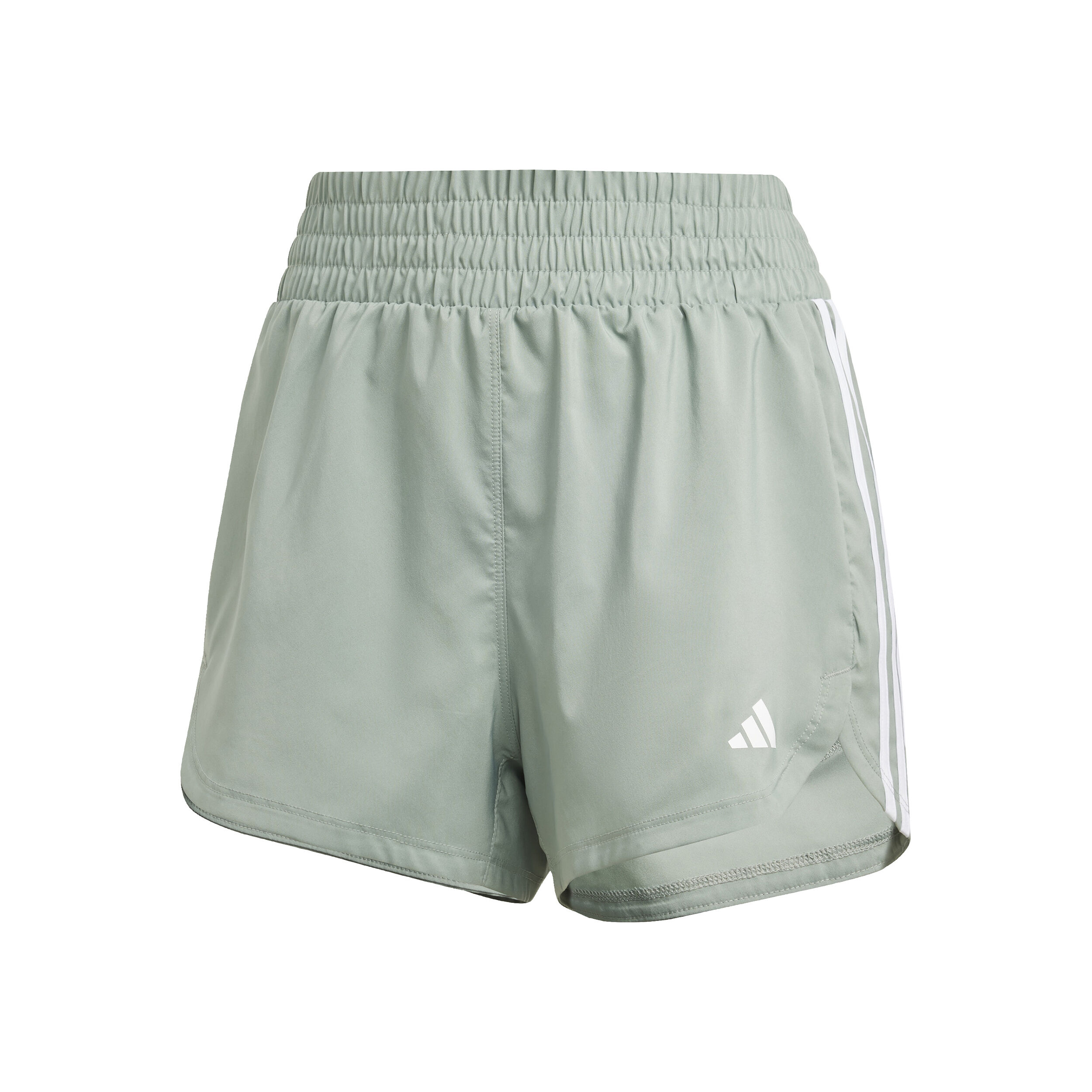 adidas Pacer Woven High-Rise Shorts Femmes - Sauge, Blanc