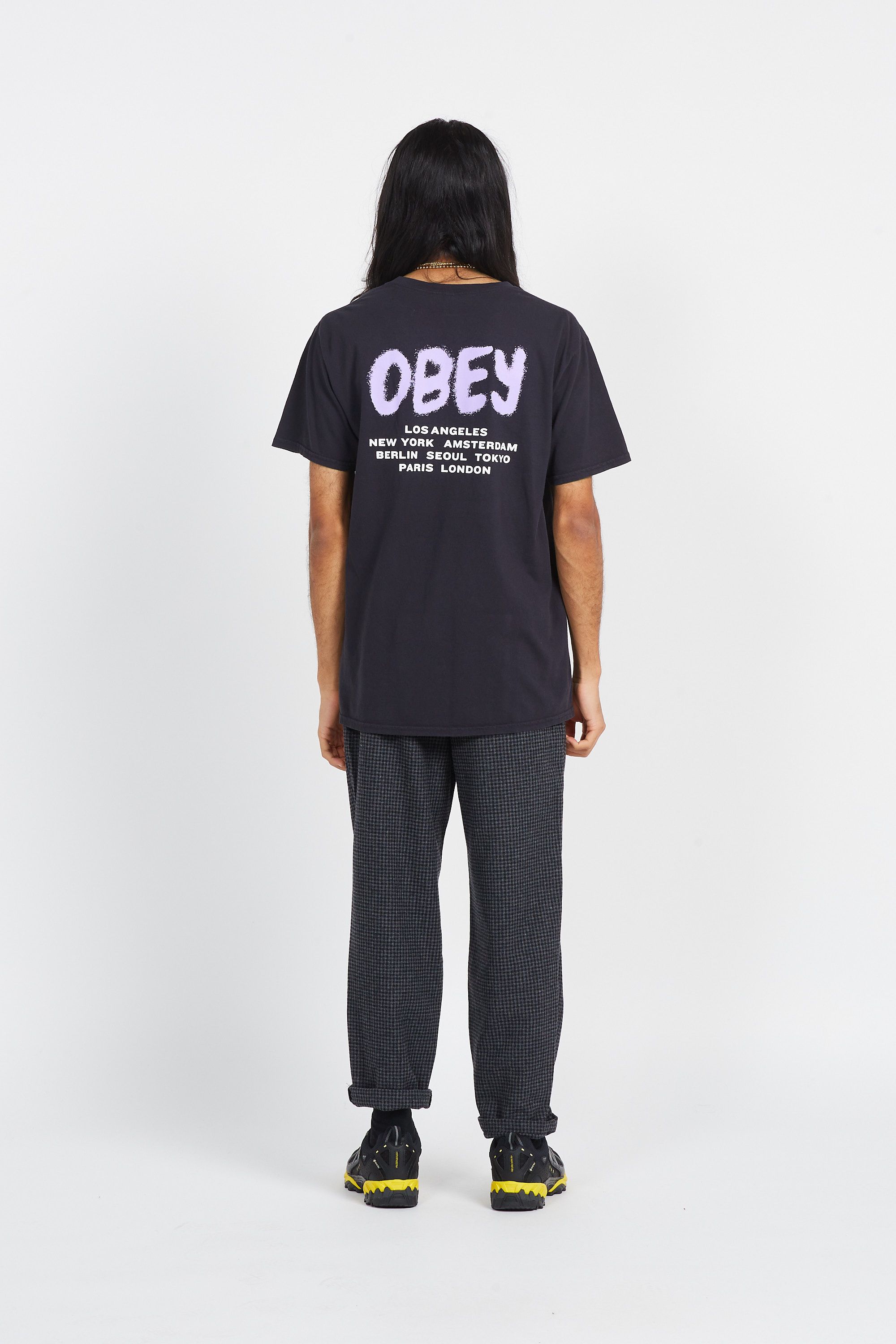 OBEY T-shirt  TEES 163813671E OBEY CITY SPRA, NOIR, Noir