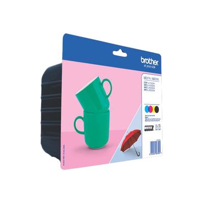 Brother LC225XL/LC227XL - Pack de 4 - noir, cyan, magenta, jaune - cartouche d'encre originale