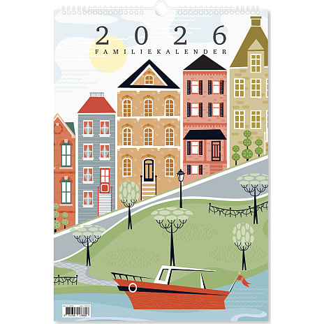 Familiekalender 2026 - modern