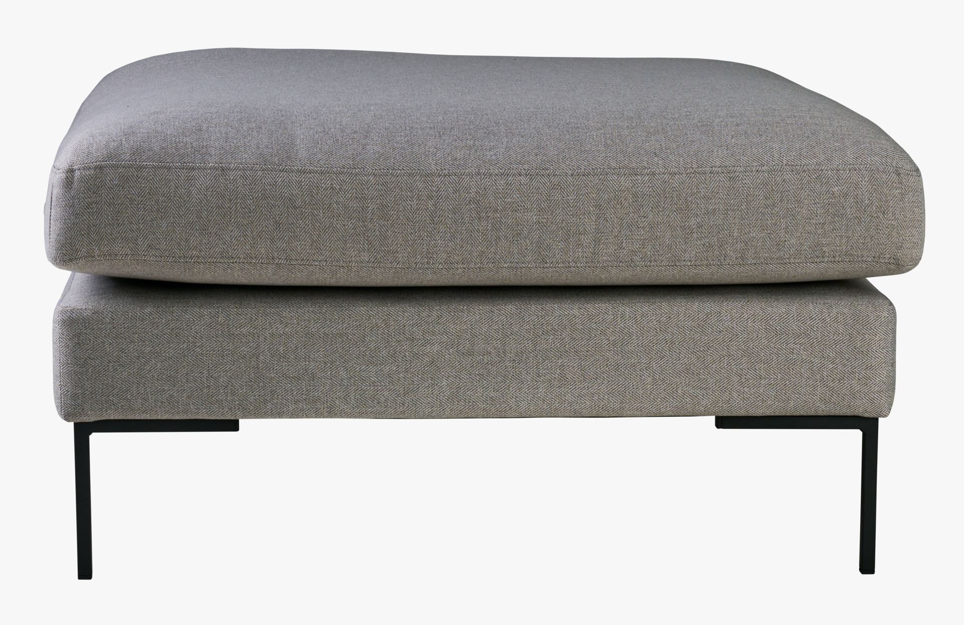 Puff svart - 90x90x50 cm