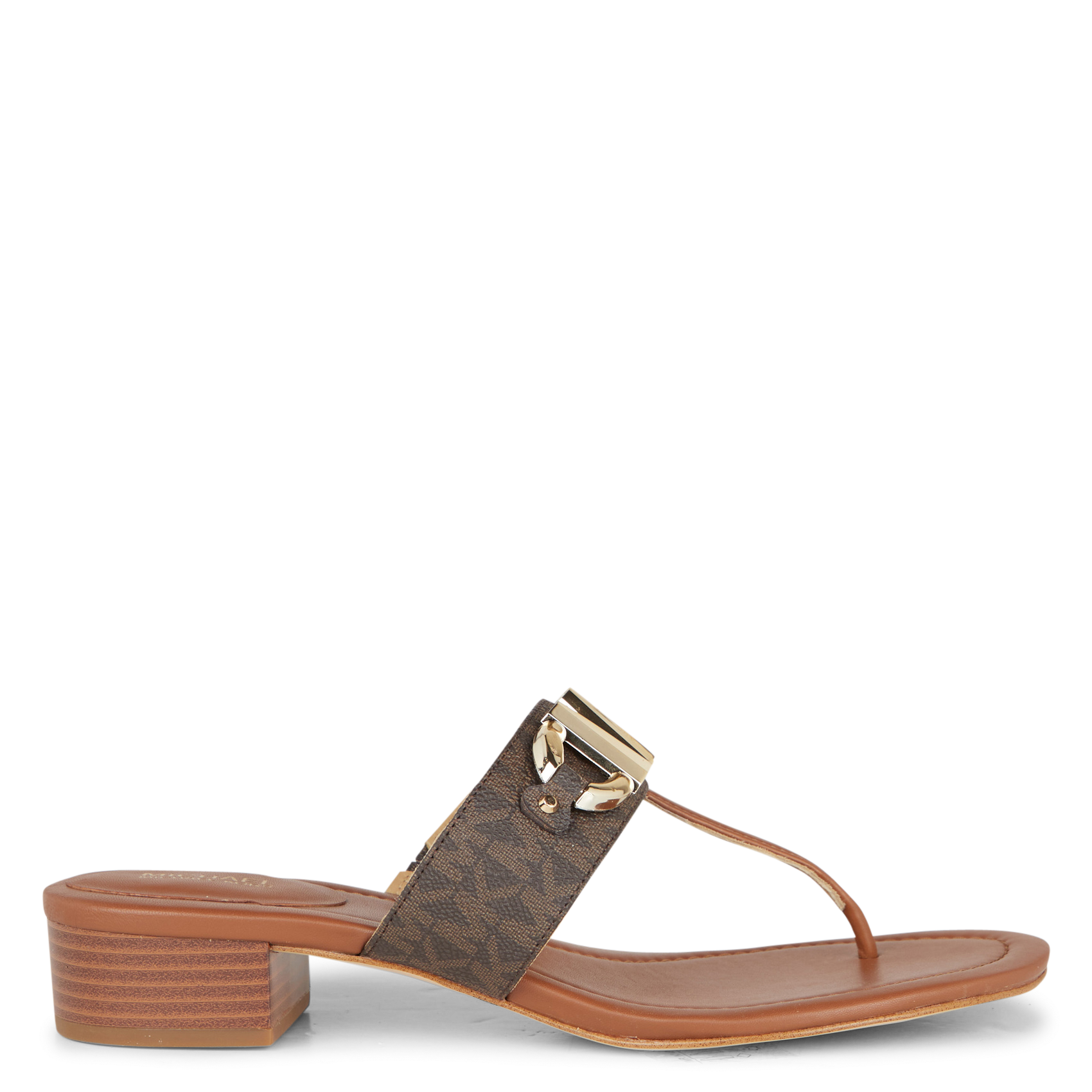 Sandales à talons| Marron