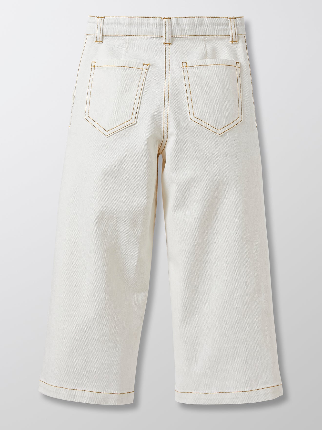 Pantalon Fille large en denim