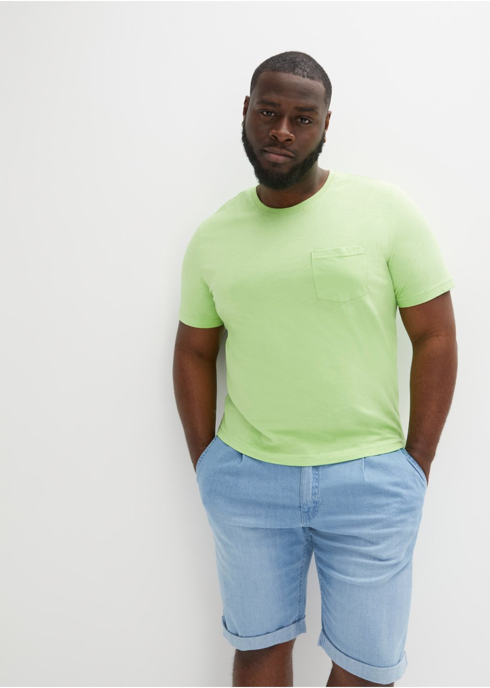 T-shirt avec poche poitrine en coton
