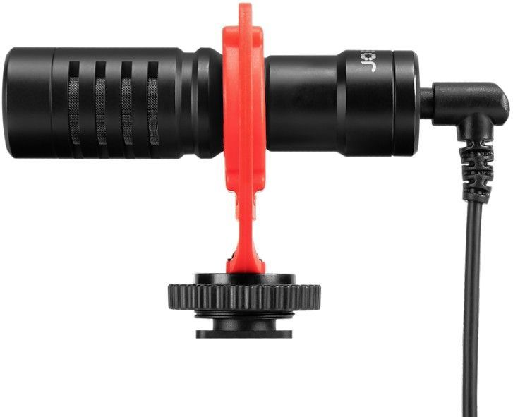 JOBY Wavo - Mobiele Compacte Cameramicrofoon - Met Trillingshouder en Windscherm