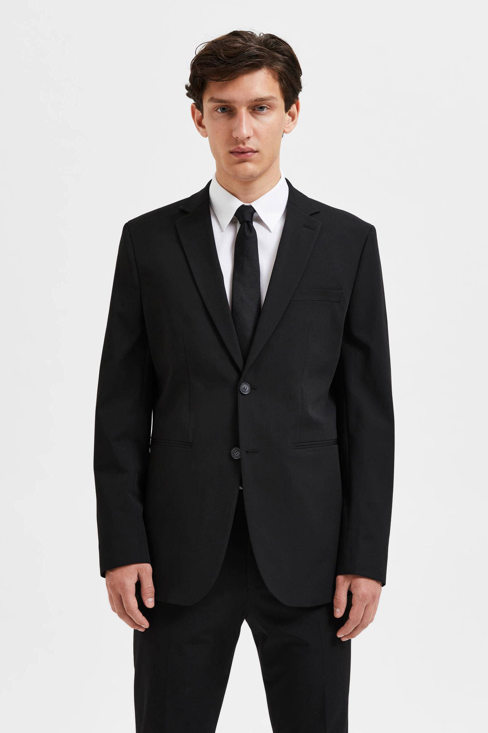 SELECTED HOMME slim fit colbert SLHLIAM black