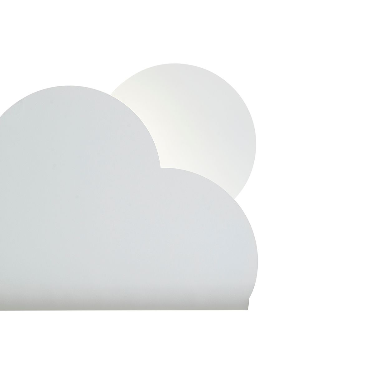 Kinder wandlamp wit wolk met zon - Cloudy