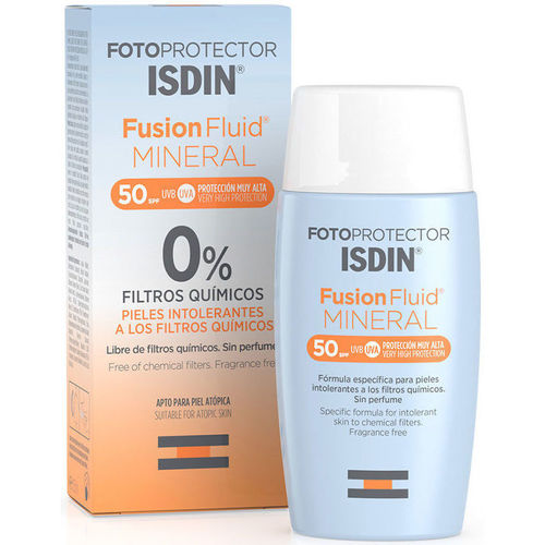 Isdin - Fotoprotector Fusion Fluid Mineral 0% Filtros Químicos Spf50+