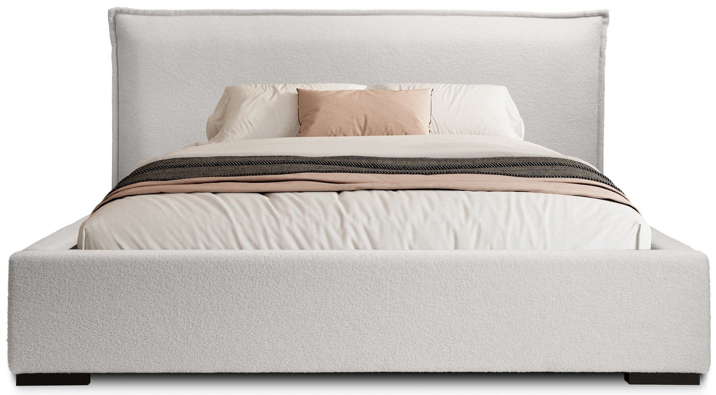 Trae Mobler Nevada 140 x 200 cm Bed Naturel Bouclé