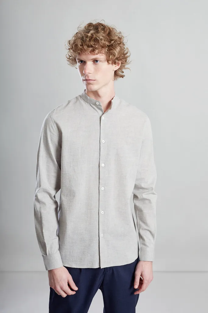Chemise en coton biologique et lin japonais L'Exception Paris