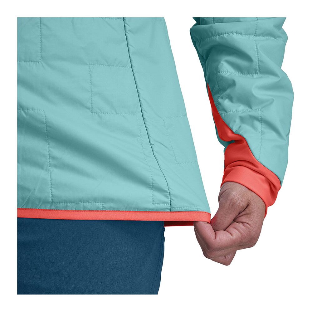 Ortovox SWISSWOOL PIZ BOÈ - Veste ski Femme ice waterfall