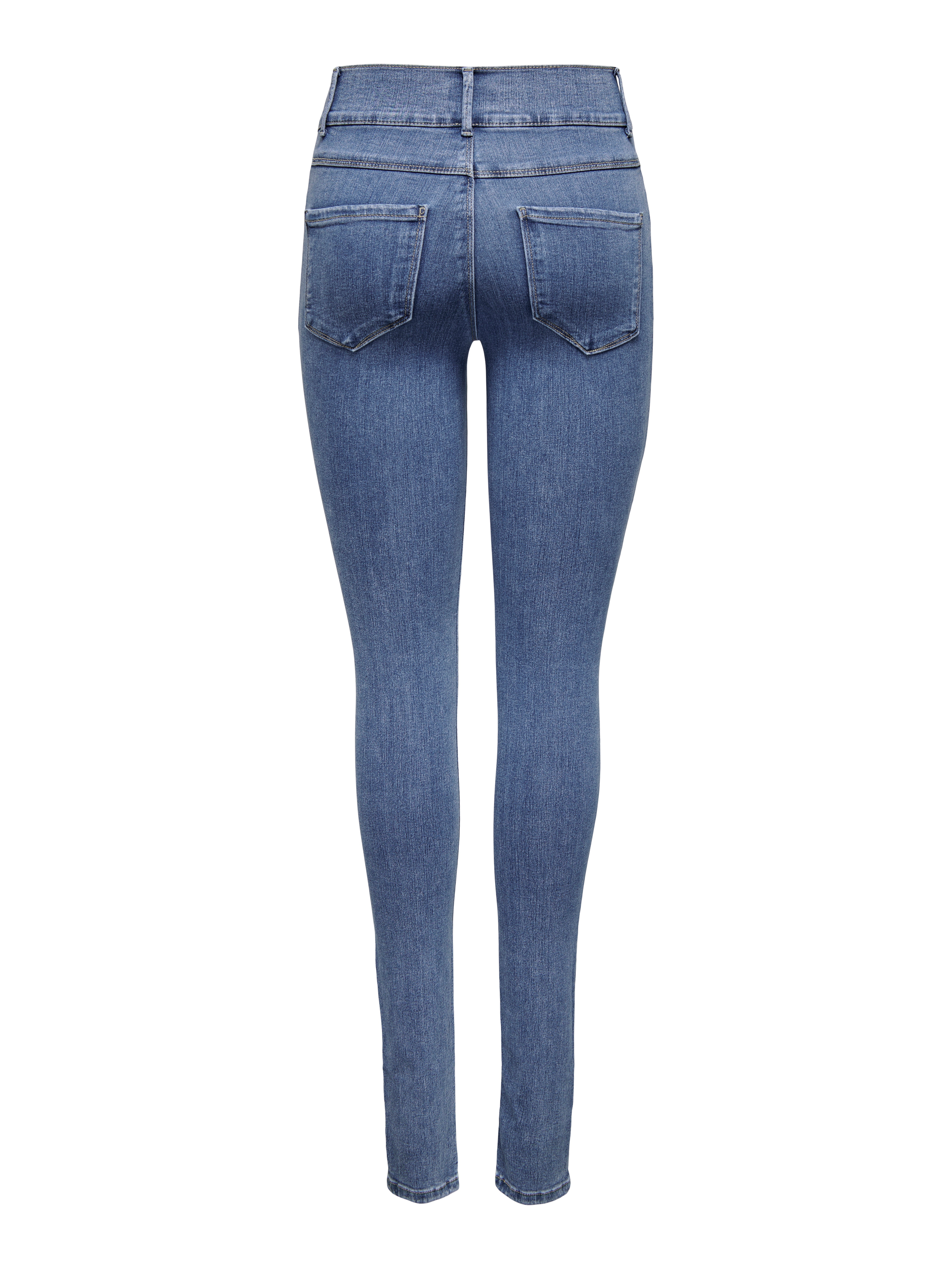 ONLRAIN Hohe Taille Skinny Fit Jeans Medium Blue Denim