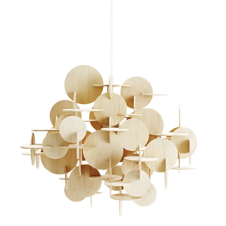 Normann Copenhagen - Bau Pendelleuchte, natur, gross