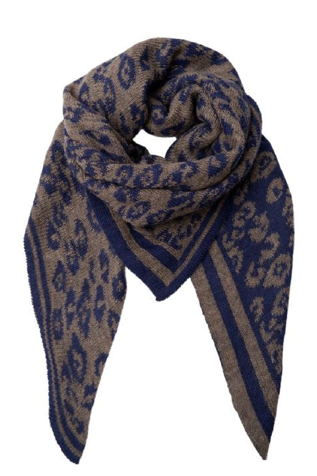 Black Colour Bcbex Leo Scarf taupe navy