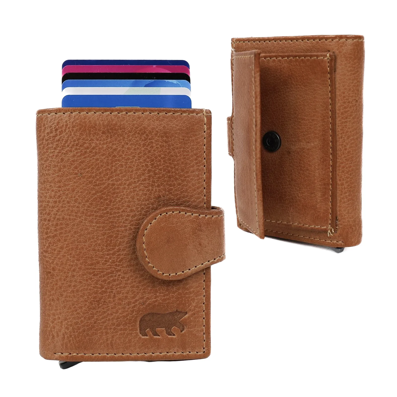 Bear Design Callisto Pelle Pasjeshouder Evie Taupe CP 6813