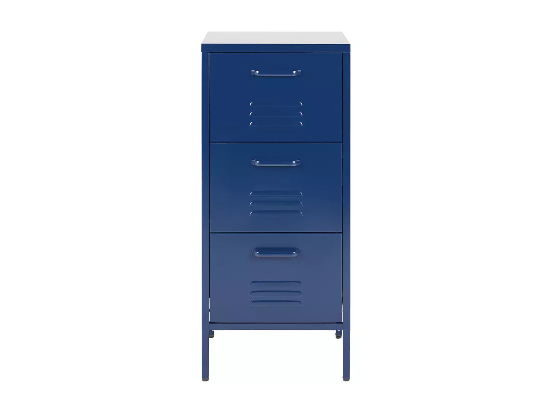 Meuble de rangement WOSTOK Métal Bleu marine