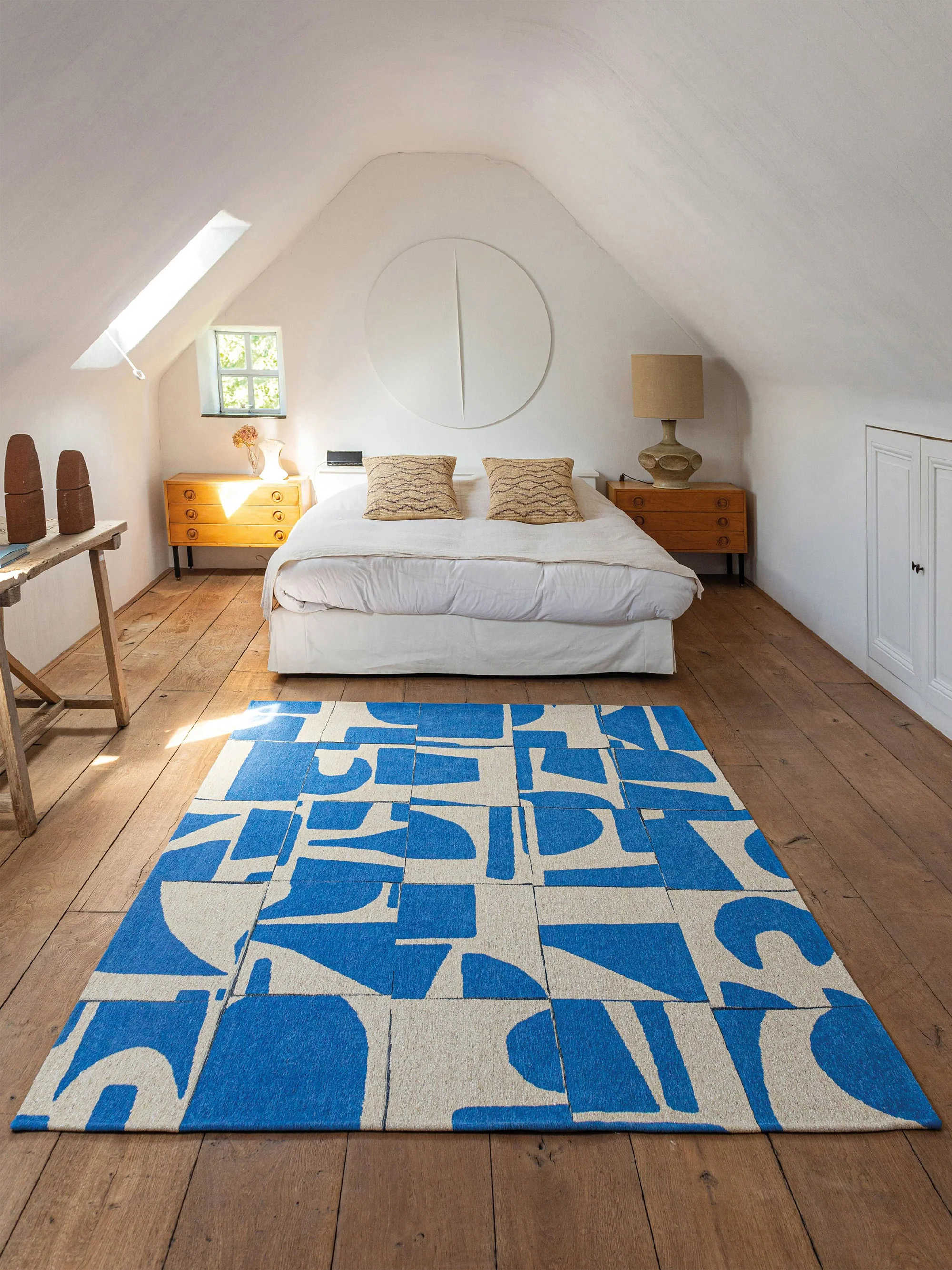 Wasbaar jacquard in- & outdoor vloerkleed Papercut