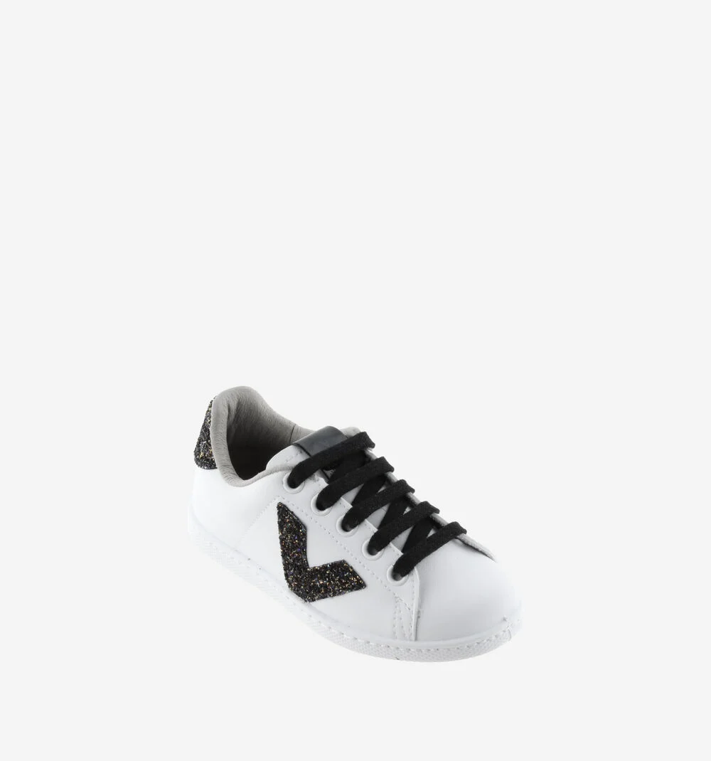 TENIS LOGO GLITTERNEGRO