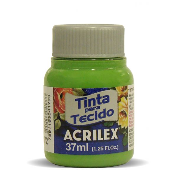 Acrilex Tinta Tecido Fosca 04140/572 Verde Abacate 37 ml