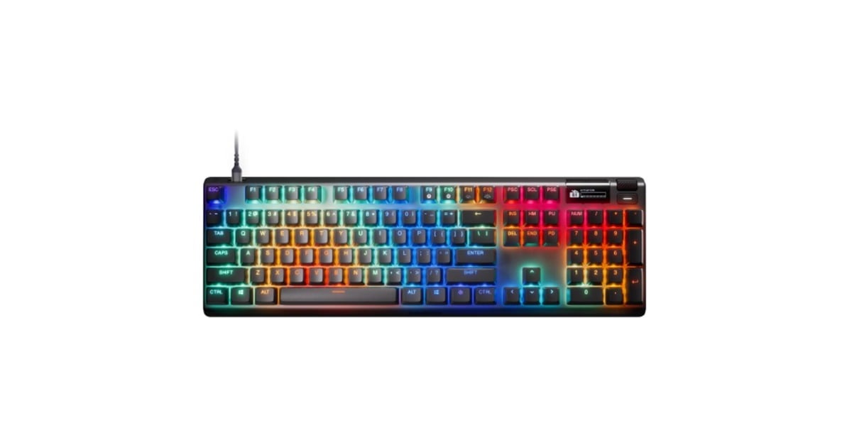 SteelSeriesApex Pro Gen 3, gaming toetsenbord  (Zwart, US lay-out, SteelSeries OmniPoint 3.0, RGB leds)