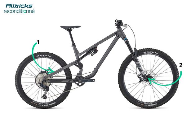 VTT Tout-Suspendu Commencal Meta SX Essential Shimano SLX 12V 29/27.5'' Gris Foncé - Produit Reconditionné