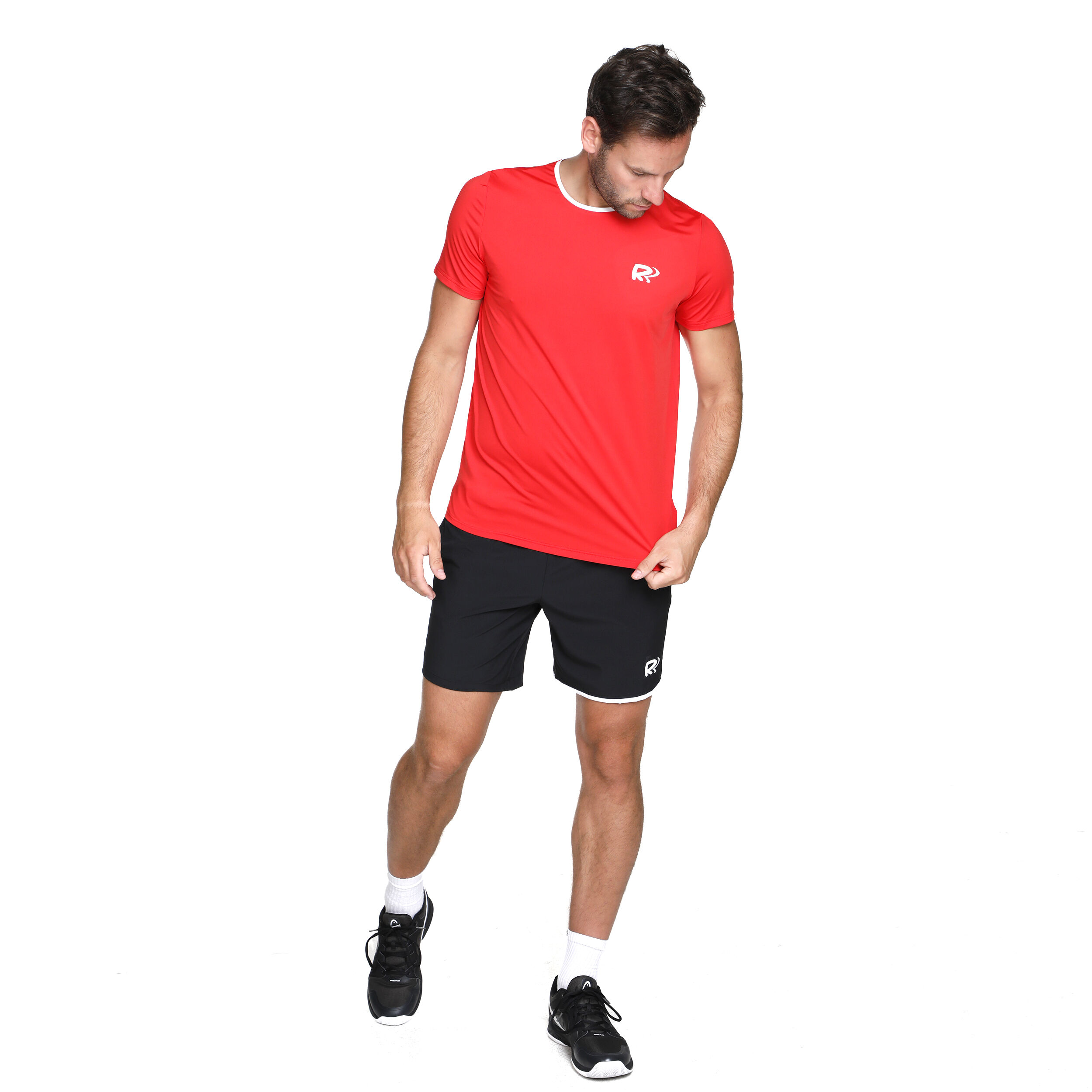 Racket Roots Teamline T-shirt Hommes - Rouge