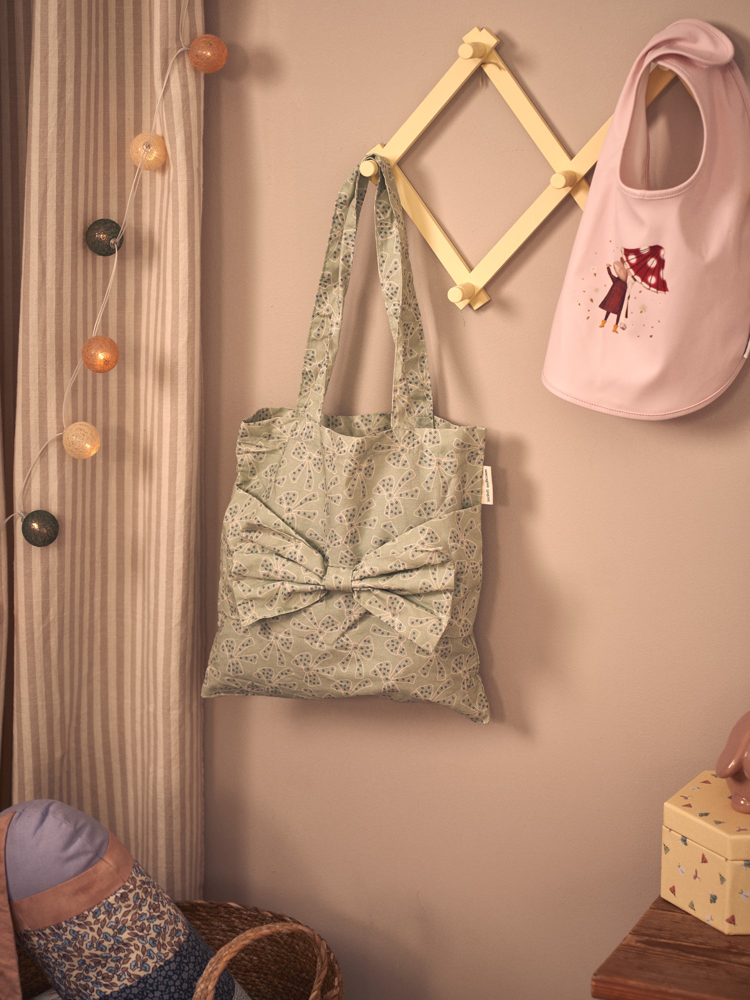 Mulepose | Bomuld. 30 x 30 cm. | Moss Green