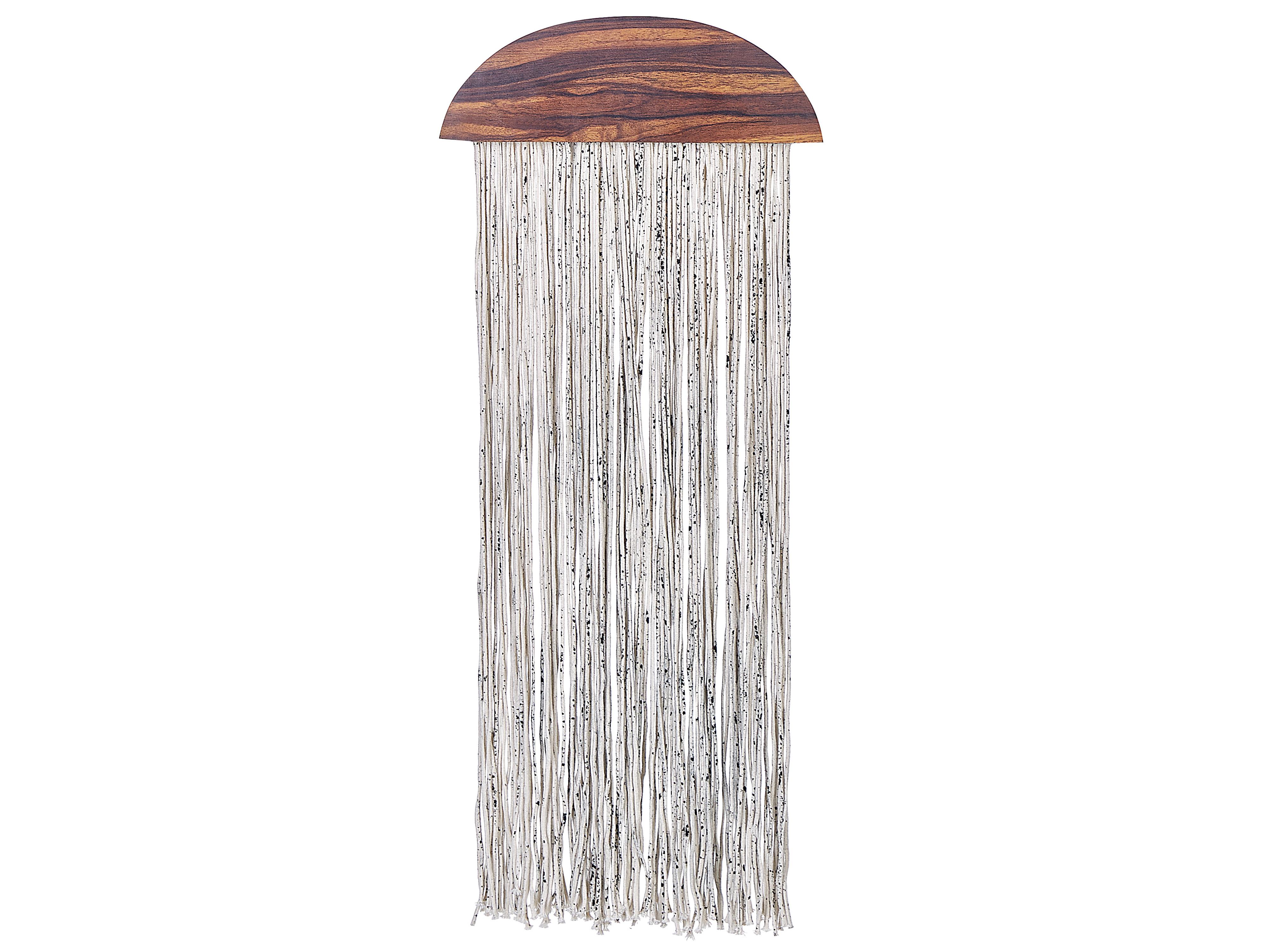 Wanddecoratie ZIKIRIA Populierenhout 92 cm Donkerbruin