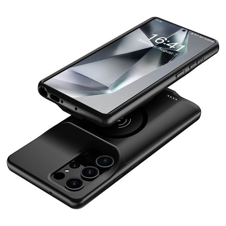 Samsung Galaxy S24 Ultra Backpack Akku Case Schutzhülle MagSafe-Modul (10000mAh) - Schwarz