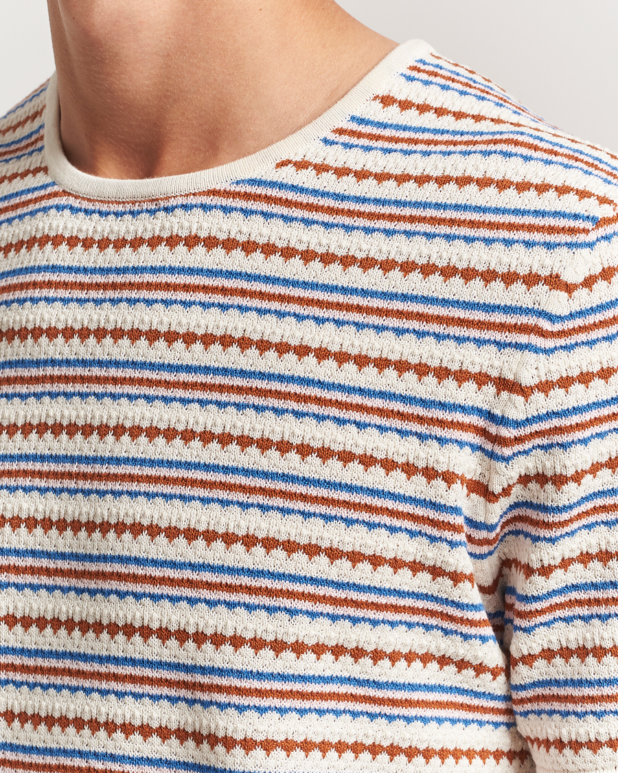NN07 Bari Knitted Striped T-Shirt Multi