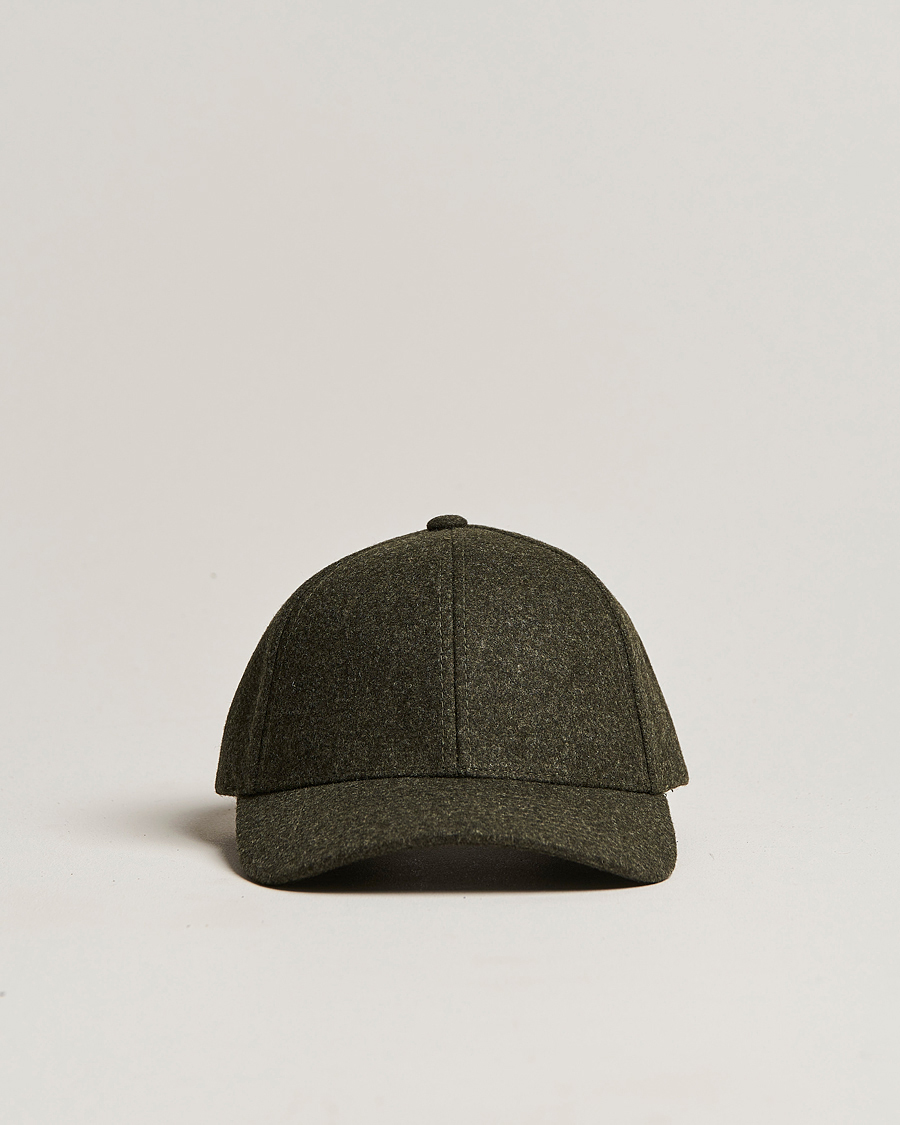 Varsity Headwear Flannel Baseball Cap Forest Green