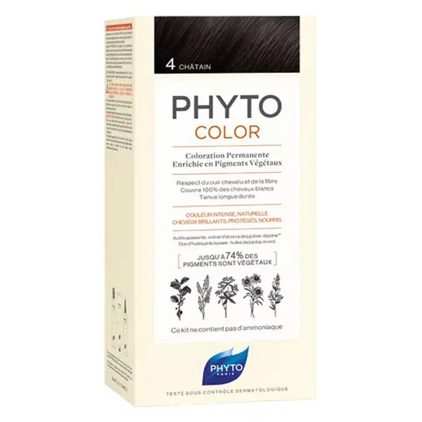 Phyto PhytoColor Coloração Permanente nº 4 Castanho