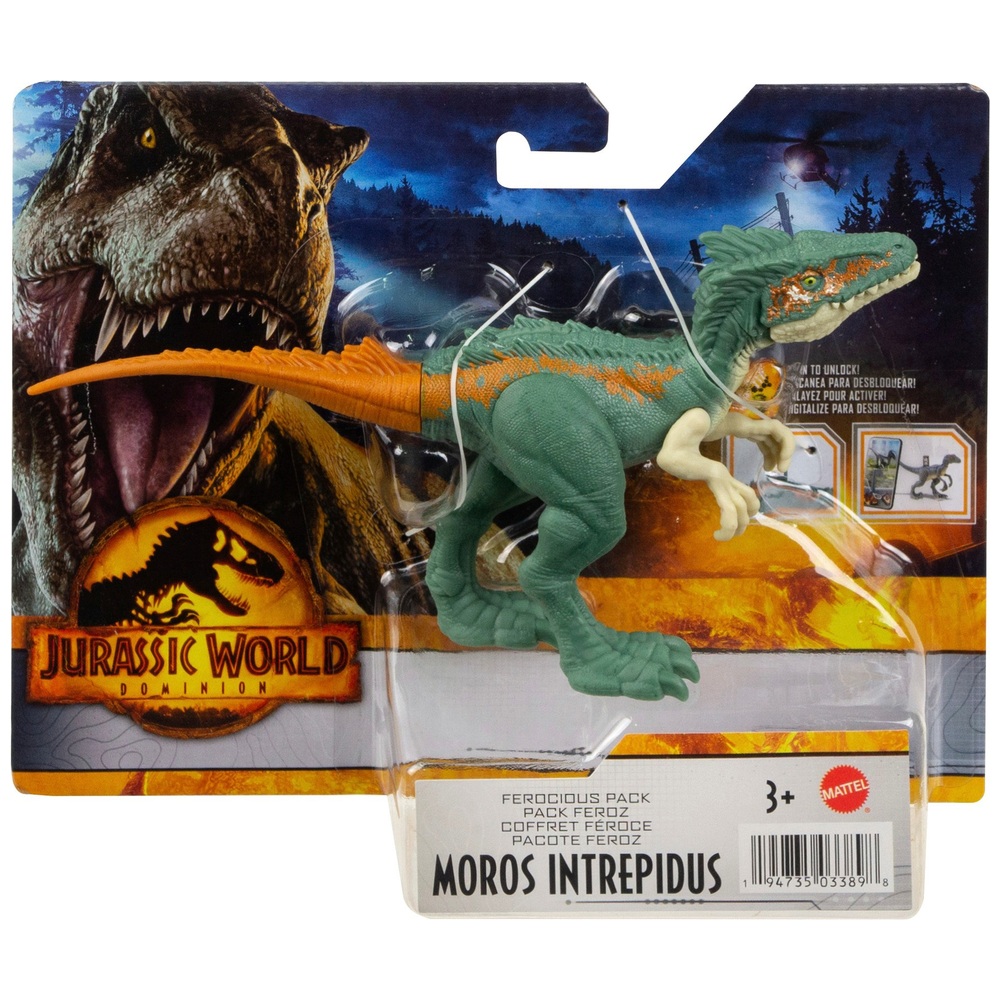 Jurassic World Dominion Moros Intrepidus Wildes Pack Dinosaurier-Actionfigur