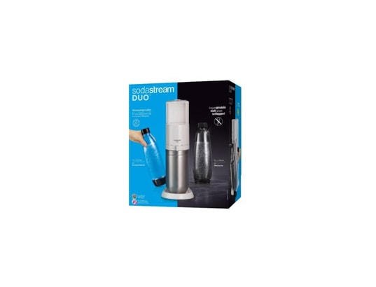 SODASTREAM - Soda maker duo white qc incl 1 glas- glas & 1 pet-bottle pet...