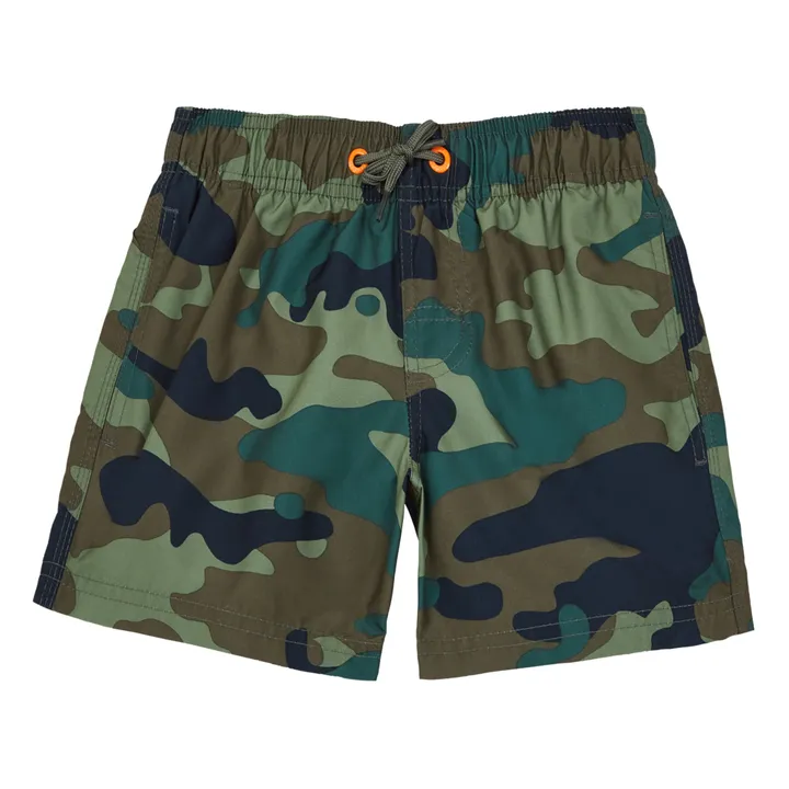 Sundek Short de Bain Militaire | Vert kaki