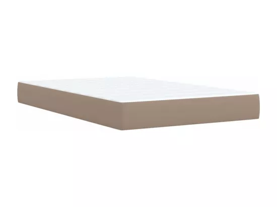 Sommier tapissier avec matelas Cappuccino 80x200 cm