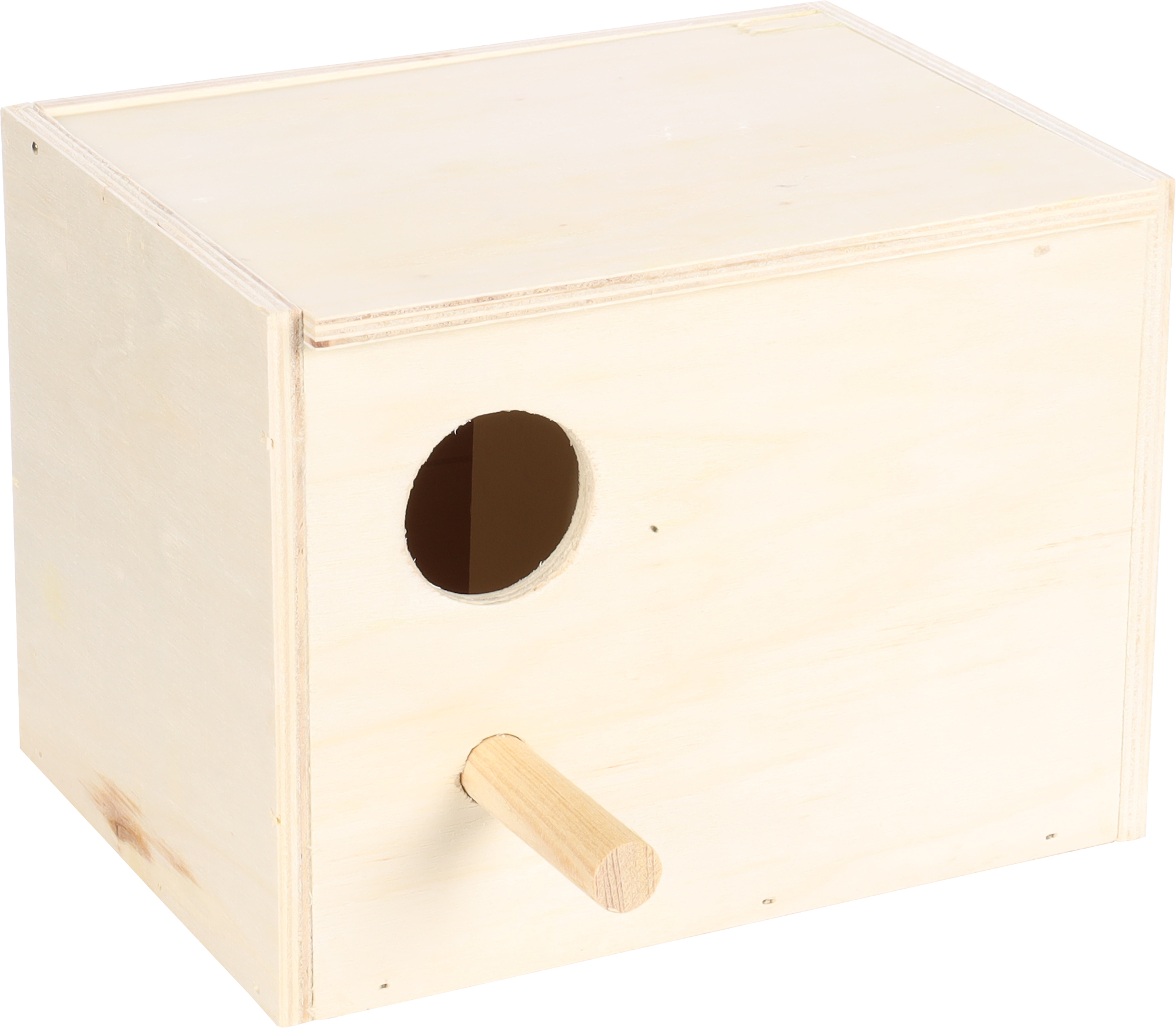 Flamingo f-100811 - Nid d'élevage Horizontal Perruches - Bois