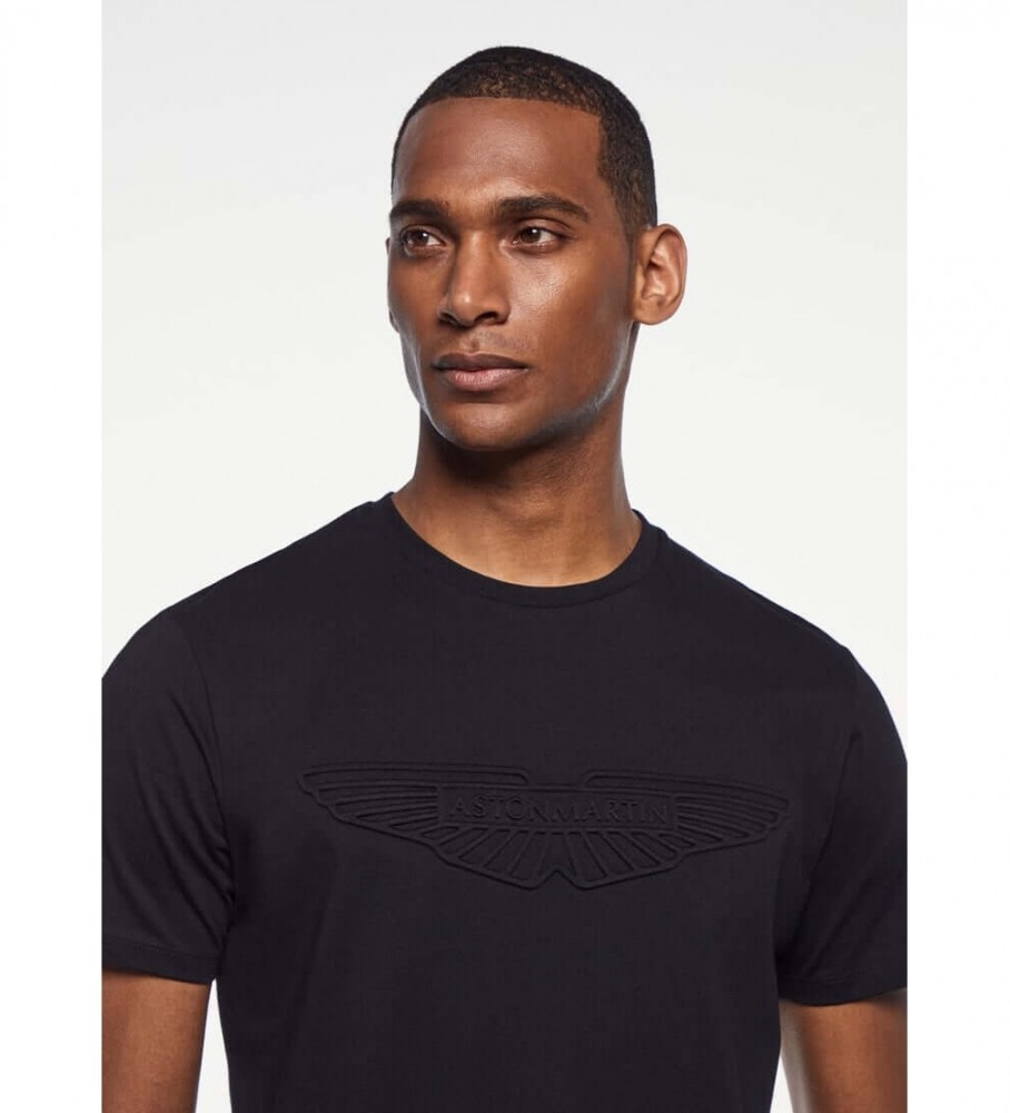 Camiseta Hackett Emboss preta